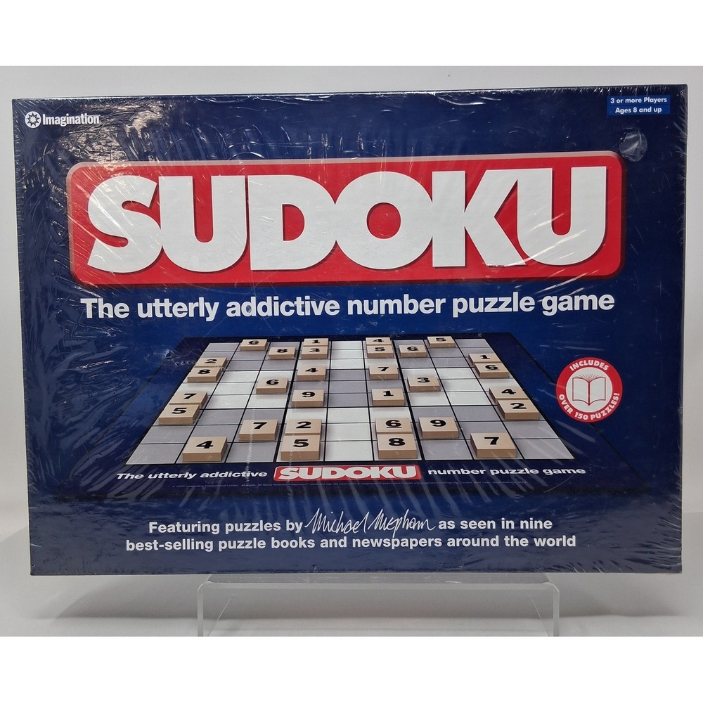Sudoku The Utterly Addictive Number Puzzle Board Game Imagination 2005New Sealed